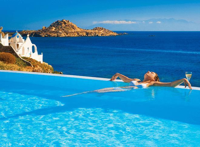 Petasos Beach Resort & Spa - Small Luxury Hotels Of The World Platys Gialos  Exteriör bild