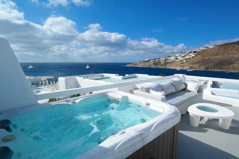 Petasos Beach Resort & Spa - Small Luxury Hotels Of The World Platys Gialos  Exteriör bild
